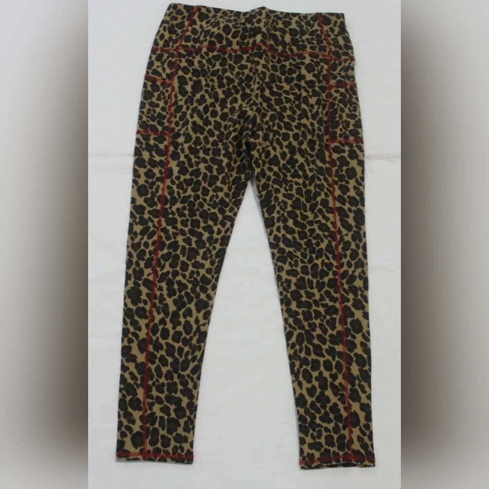 Chico's Zenergy Leopard Print Pocket Leggings